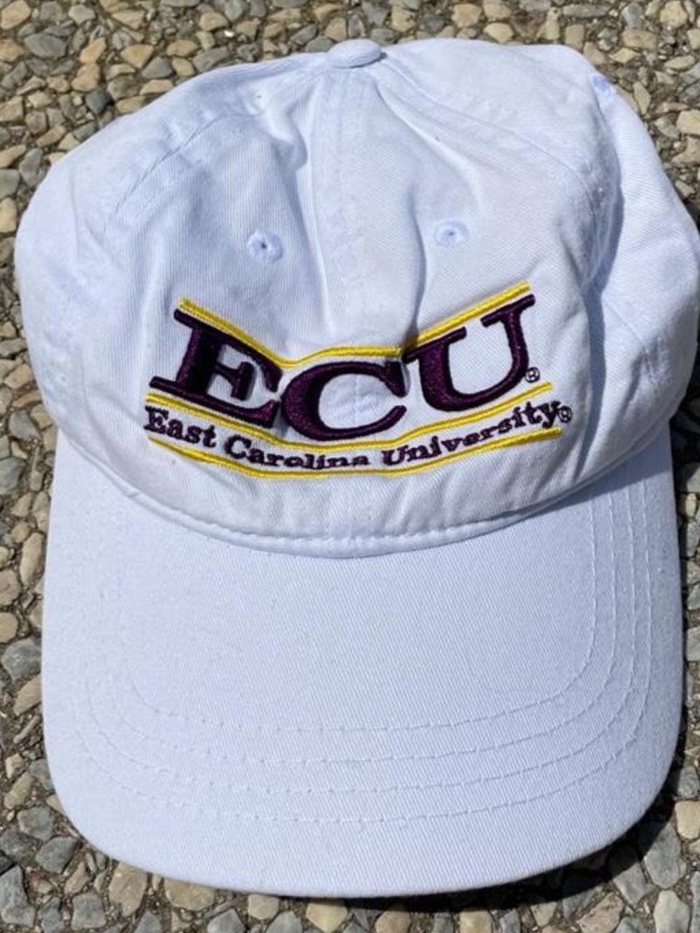 East Carolina University White Dad Hat